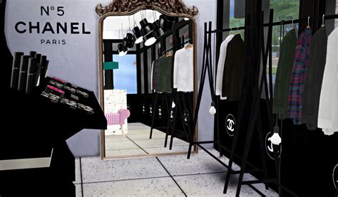 the sims 4 chanel store|sims 4 Chanel store download.